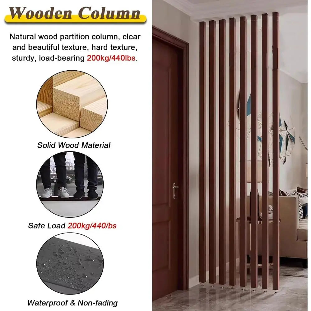 Privacy Partition With Adjustable Height For Office Or Home Entrance
