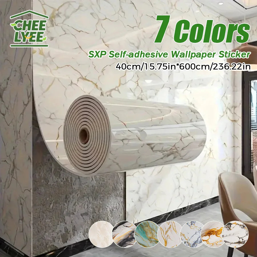Self Adhesive Marble Wall Sticker Peel and Stick Easy DIY