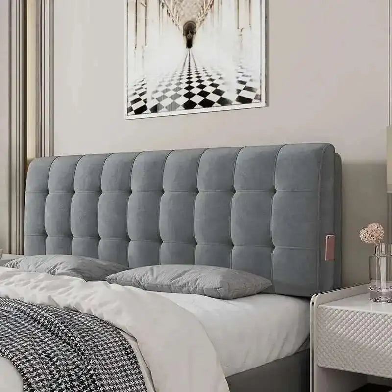 Backrest Soft Bed Headboard Skin Friendly American Flannel