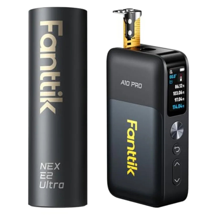 SHXI E2 Ultra Mini Electric Screwdriver And Fanttik A10 Pro 2-In-1 Digital Laser Tape Measure With HD IPS Display