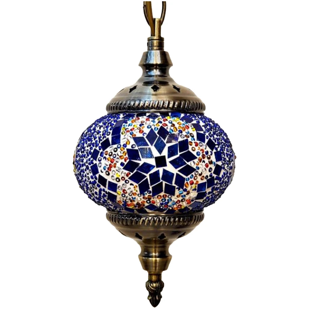 Turkish Moroccan Mosaic Pendant Light Hanging Ceiling Lamp