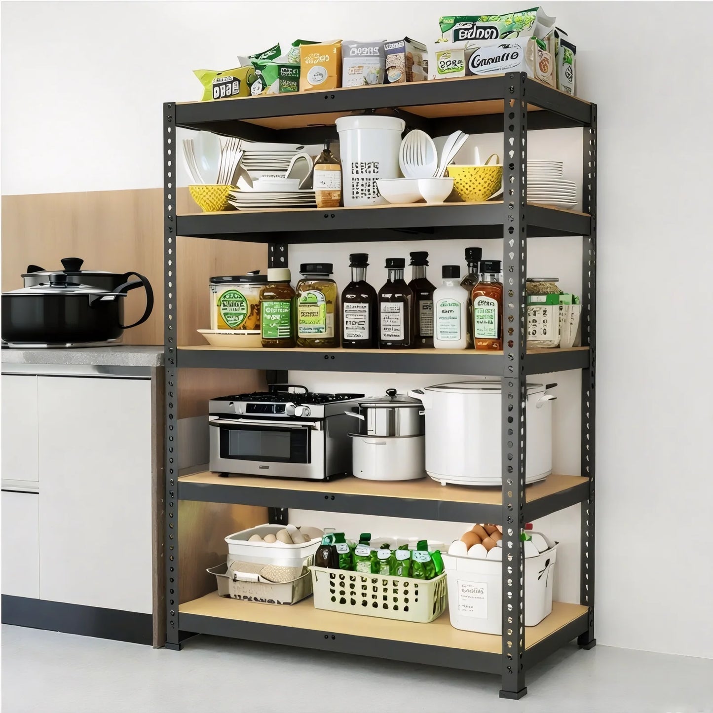 Heavy Duty Garage Shelving 2000Lbs Capacity Storage Racks