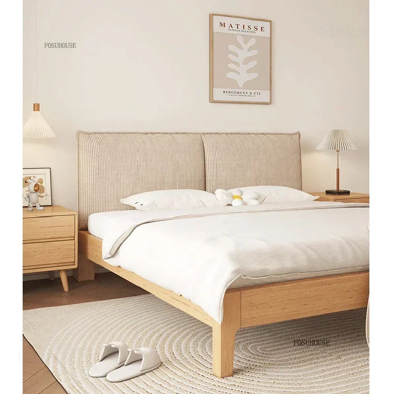 FOSUHOUSE European Corduroy Bed Headboards With Soft Backrest